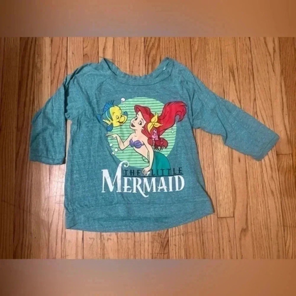 Little Mermaid 3/4 sleeve shirt XL - Picture 2 of 3
